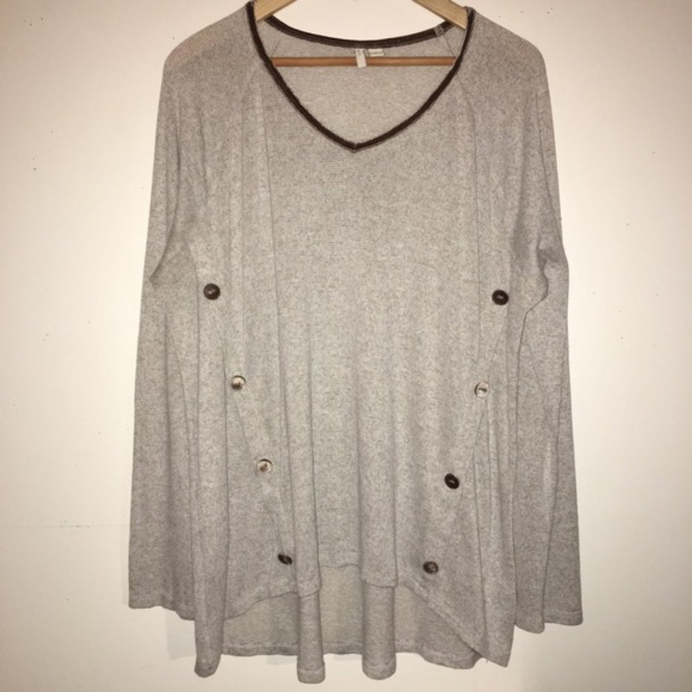 Cato Tunic w/ Button Detail